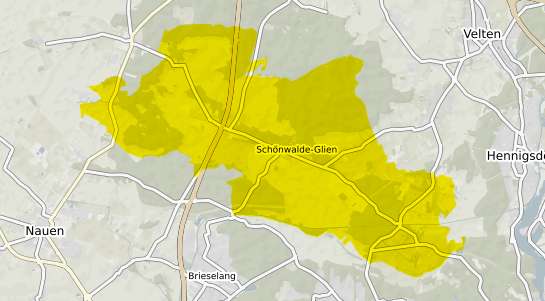 Immobilienpreisekarte Schönwalde-Glien